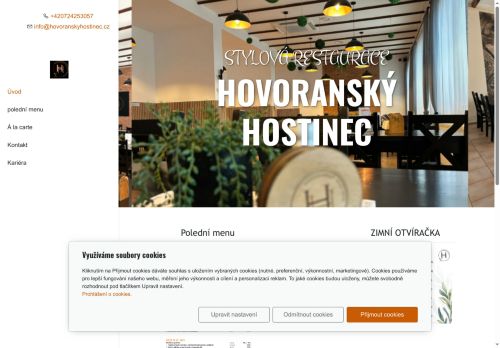 Zobrazit webové stránky Hovoranský hostinec