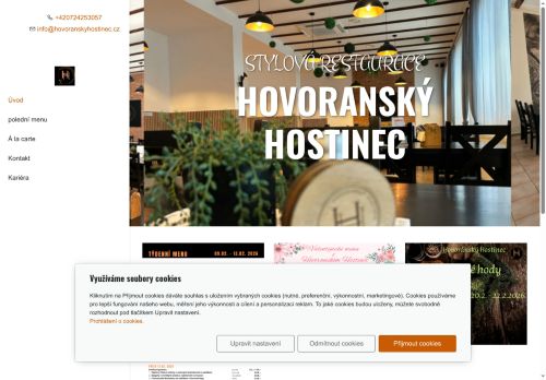 Zobrazit webové stránky Hovoranský hostinec