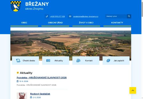 Zobrazit webové stránky Obecní úřad Břežany