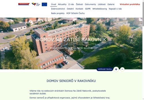 Domov Na Zátiší Rakovník, poskytovatel sociálních služeb nabízí práci na pozici Uklízeči a pomocníci ve zdravotnických a sociálních zařízeních (m/ž) v obci Rakovník
