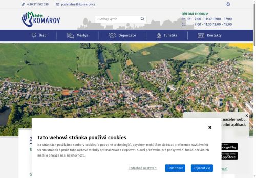 Zobrazit webové stránky Úřad městyse Komárov