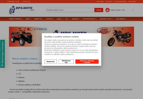 Zobrazit webové stránky MPS MOTO, s.r.o.