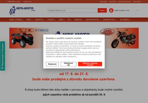 Zobrazit webové stránky MPS MOTO, s.r.o.