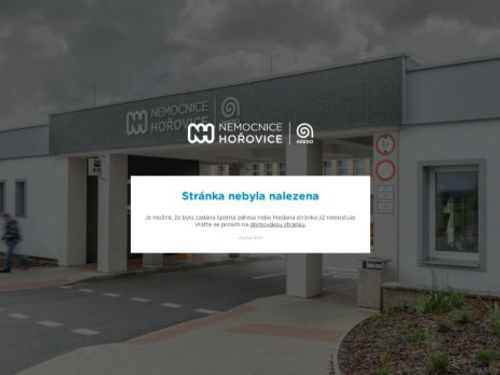 Ambulance následné péče (dětské oddělení) - Nemocnice Hořovice