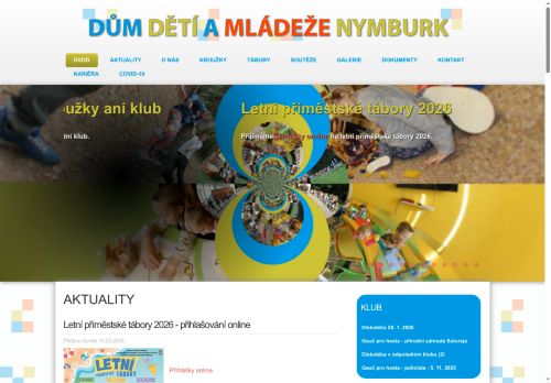 Zobrazit webové stránky Dům dětí a mládeže
