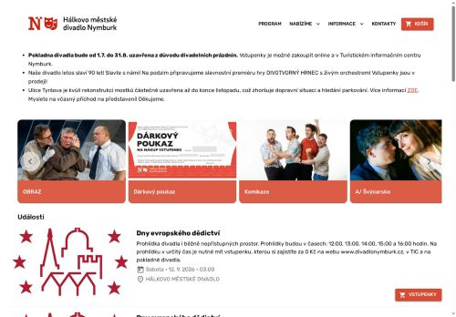 Zobrazit webové stránky Hálkovo městské divadlo