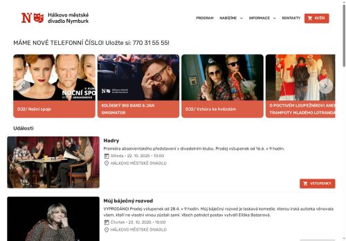 Zobrazit webové stránky Hálkovo městské divadlo