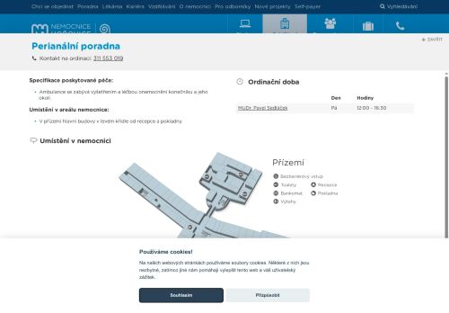 Zobrazit webové stránky Perianální poradna - Nemocnice Hořovice