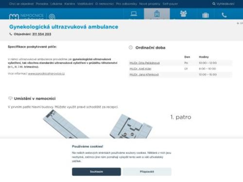 Gynekologická ultrazvuková ambulance - Nemocnice Hořovice
