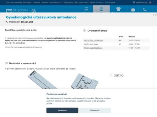 Gynekologická ultrazvuková ambulance - Nemocnice Hořovice