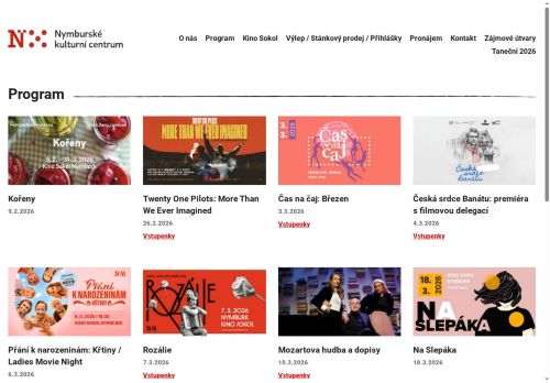 Zobrazit webové stránky Nymburské kulturní centrum