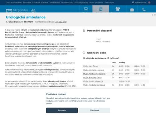 Urologická ambulance - Nemocnice Hořovice