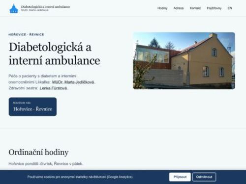 Diabetologická a interní ambulance - MUDr. Marta Jedličková