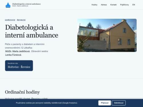 Diabetologická a interní ambulance - MUDr. Marta Jedličková