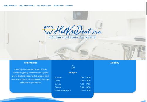 Zobrazit webové stránky Stomatologie HolkaDent s.r.o. - MUDr. Jitka Karmazínová