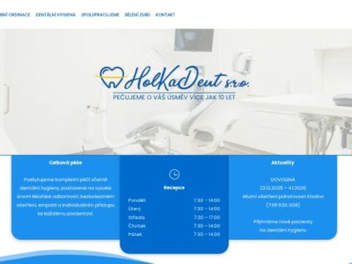 Stomatologie HolkaDent s.r.o. - MUDr. Jitka Karmazínová