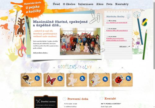 Zobrazit webové stránky MŠ U Pejska a kočičky