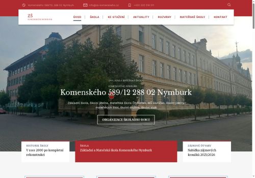 Zobrazit webové stránky Základní škola Komenského