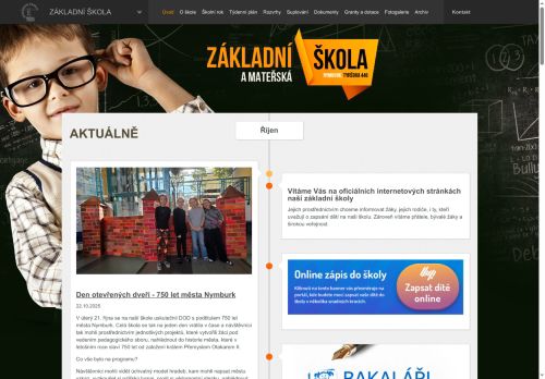 Zobrazit webové stránky Základní škola a Mateřská škola Nymburk