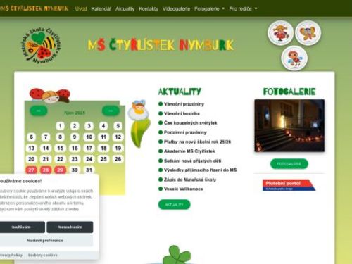 MŠ Čtyřlístek Masarykova 1585