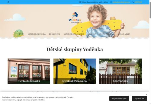 Zobrazit webové stránky Dětská skupina Voděnka