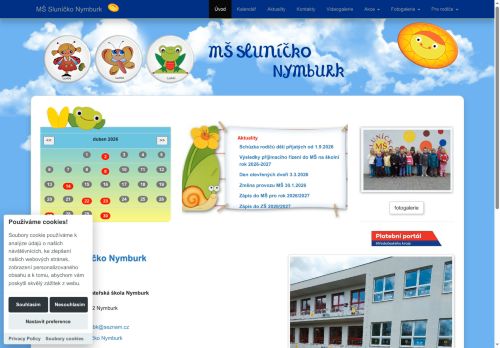 Zobrazit webové stránky MŠ Sluníčko