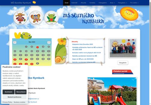 Zobrazit webové stránky MŠ Sluníčko