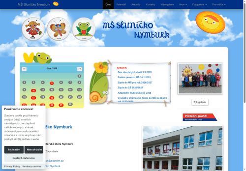 Zobrazit webové stránky MŠ Sluníčko
