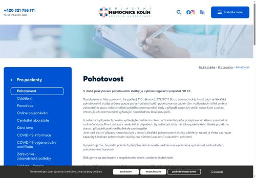 Zobrazit webové stránky Lékařská služba první pomoci (LSPP) pro dospělé