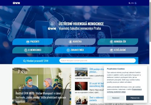 Ústřední vojenská nemocnice - Vojenská fakultní nemocnice Praha nabízí práci na pozici Pomocný dělník ve zdravotnictví (M/Ž) v obci Praha