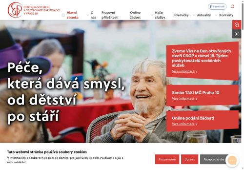 Centrum sociální a ošetřovatelské pomoci v Praze 10, příspěvková organizace nabízí práci na pozici Pečovatelka do terénu v obci Praha