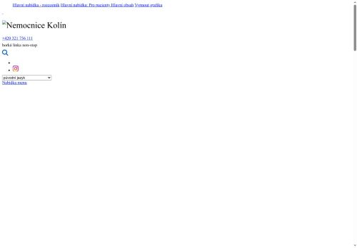 Zobrazit webové stránky Akutní neurologická ambulance - Oblastní nemocnice Kolín