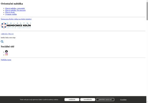 Zobrazit webové stránky Ambulance nukleární medicíny - Oblastní nemocnice Kolín