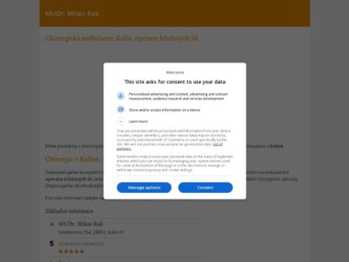 Chirurgická ambulance - MUDr. Milan Rak