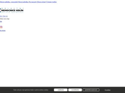 Klinická psychologie - ordinace pro dospělé - Oblastní nemocnice Kolín