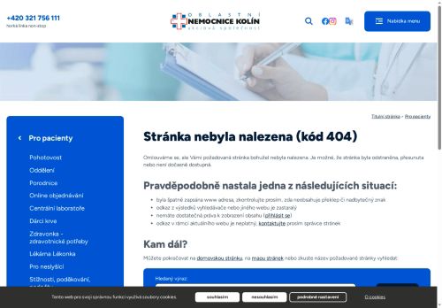 Zobrazit webové stránky Klinická logopedie - Oblastní nemocnice Kolín