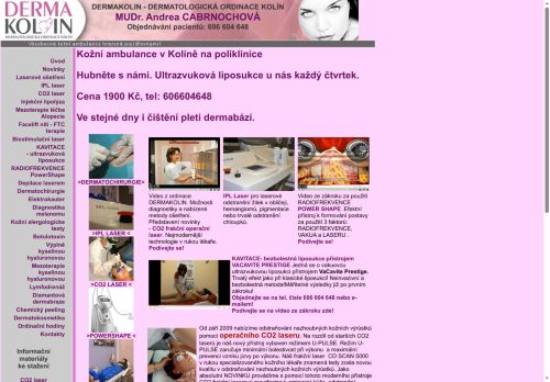 Zobrazit webové stránky Kožní ambulance - MUDr. Andrea Cabrnochová