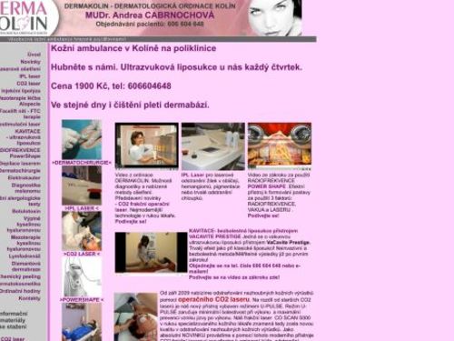 Kožní ambulance - MUDr. Andrea Cabrnochová