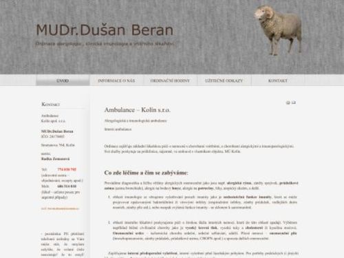 Alergologická, imunologická a interní ambulance - MUDr. Dušan Beran