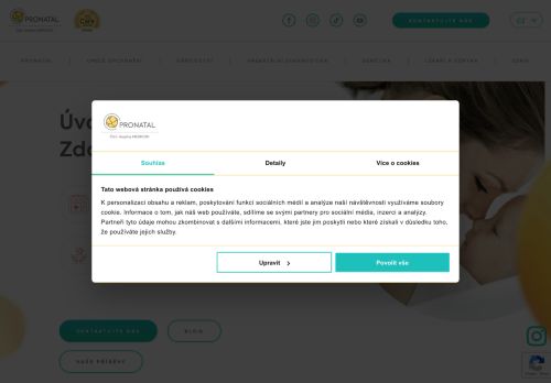 Zobrazit webové stránky Centrum asistované reprodukce - Pronatal