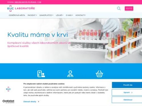 EUC laboratoře - odběrové místo Kolín