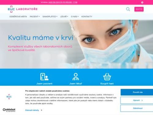EUC laboratoře - odběrové místo Kolín