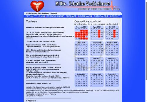 Zobrazit webové stránky Praktický lékař pro dospělé - MUDr. Zdeňka Vodičková, MUDr. Martin Faško, Dr. Rostyslav Ozerov