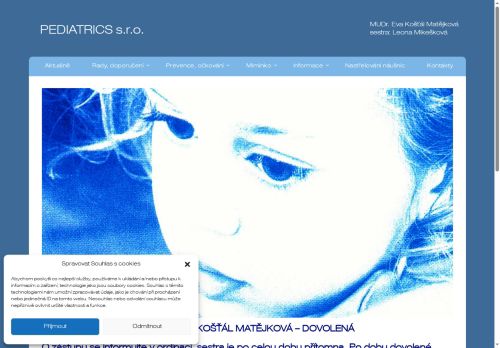 Zobrazit webové stránky Praktický lékař pro děti a dorost - MUDr. Eva Košťál Matějková