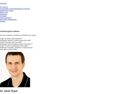 Stomatochirurgická ordinace DENTEON - MDDr. Jakub Magát, MUDr. Blanka Magátová