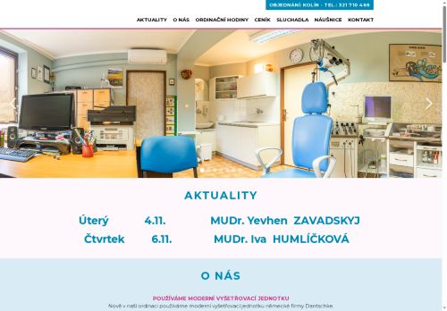 Zobrazit webové stránky ORL ambulance - MUDr. Jana Strejčková, MUDr. Pavel Strejček