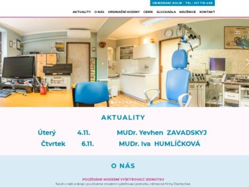 ORL ambulance - MUDr. Jana Strejčková, MUDr. Pavel Strejček