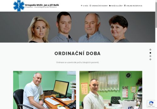 Zobrazit webové stránky Ortopedicko - traumatologická ambulance - MUDr. Jan a Jiří Balík