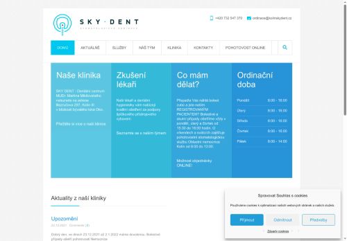 Zobrazit webové stránky Stomatologická ordinace SKY DENT - MUDr. Martin Mikšovský