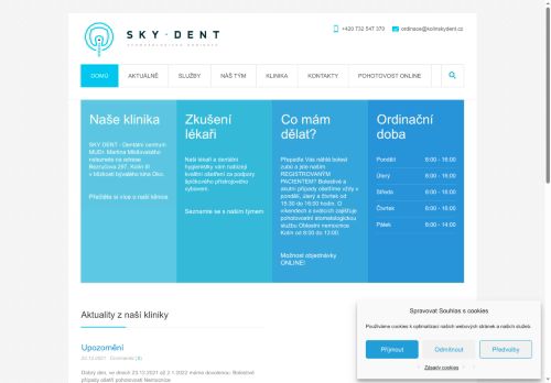 Zobrazit webové stránky Stomatologická ordinace SKY DENT - MUDr. Martin Mikšovský